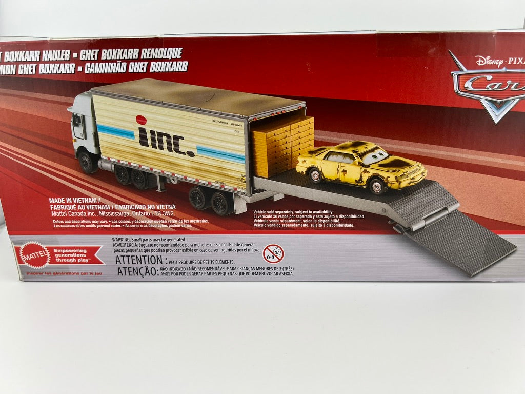 Disney Pixar Cars Chet Boxkarr Hauler