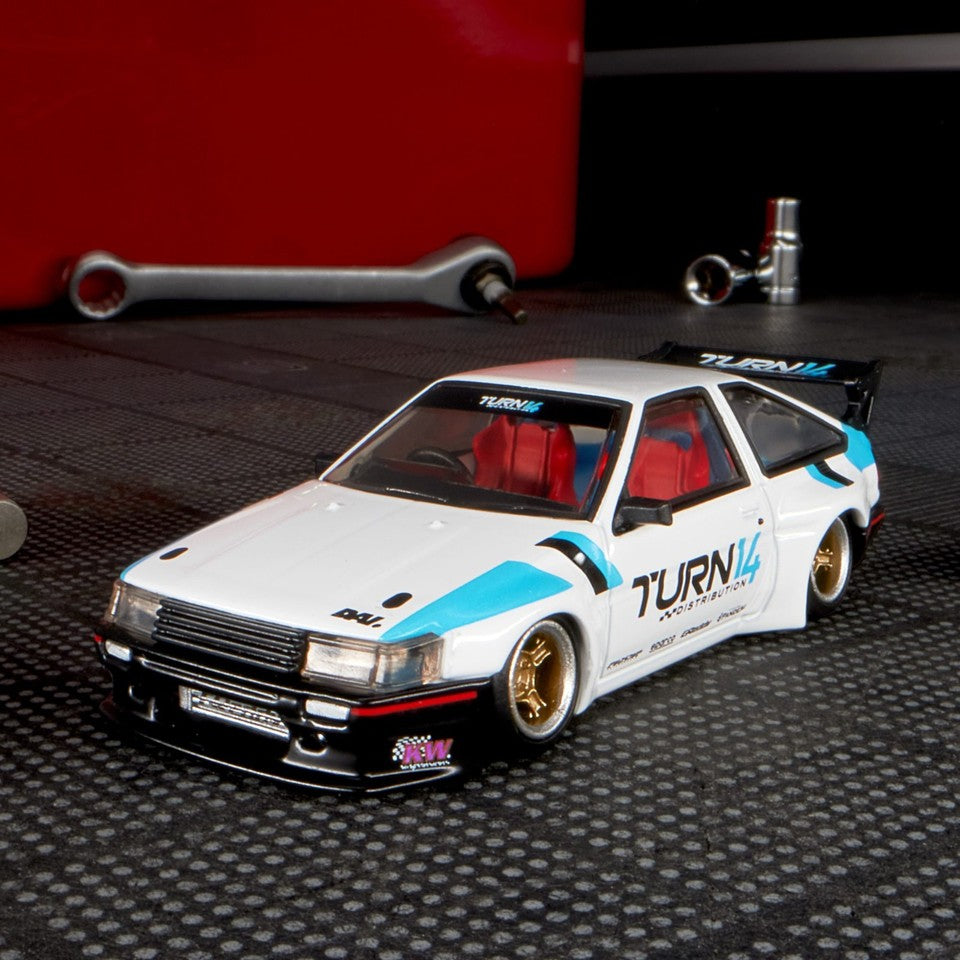 Hot Wheels Elite 64 – Toyota Corolla Levin (AE86) Custom – Turn 14 Edition