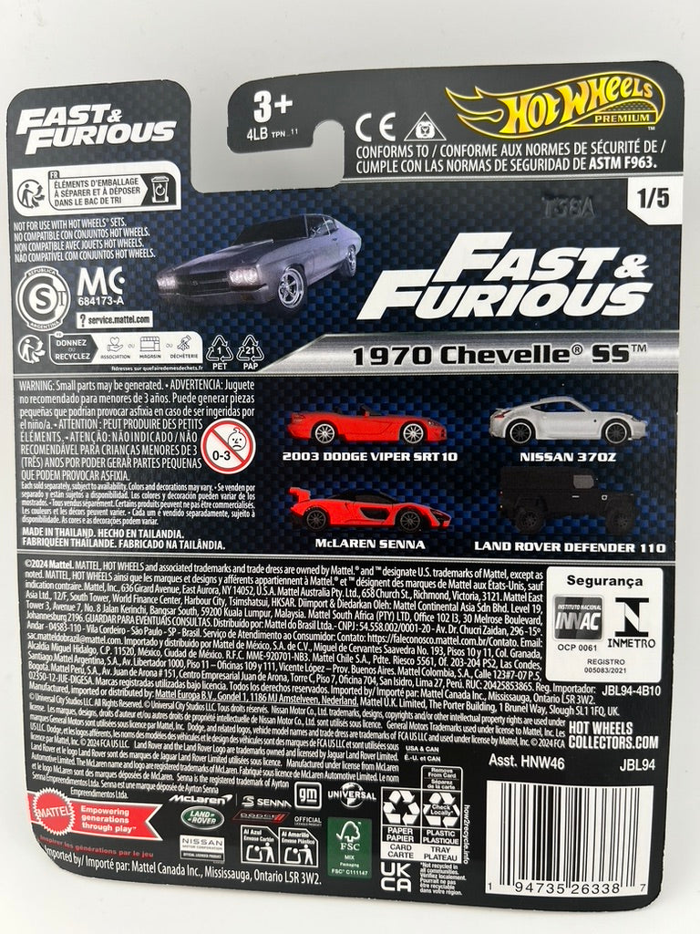 Hot Wheels Fast & Furious – 1970 Chevelle SS
