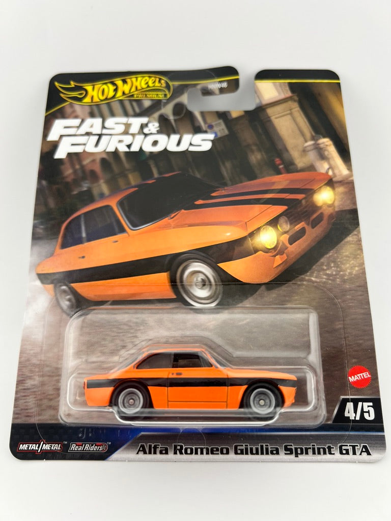 Hot Wheels Fast & Furious 5-Car Set
