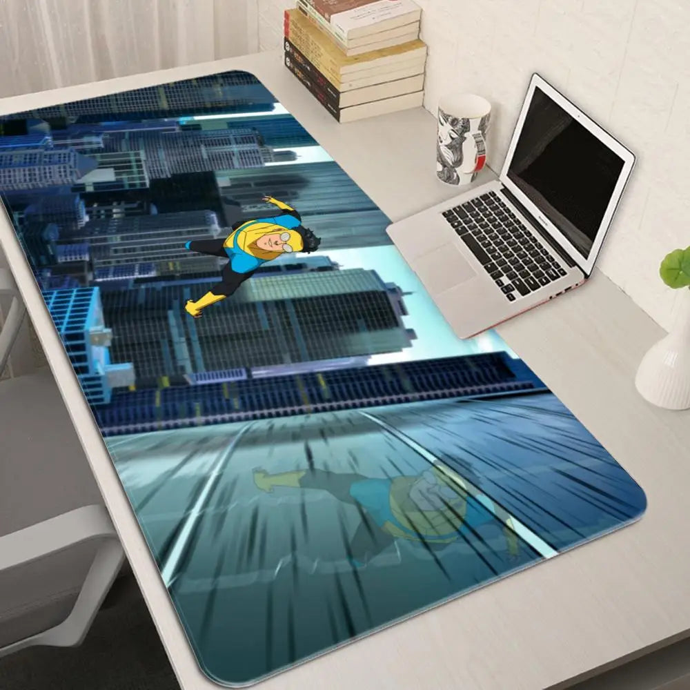 Mouse Pad PC Gaming Mouse Desk gaming accessories Mat Large Mouse pad I-Invincible large Keyboard Pad Desktop Rubber Mouse burea