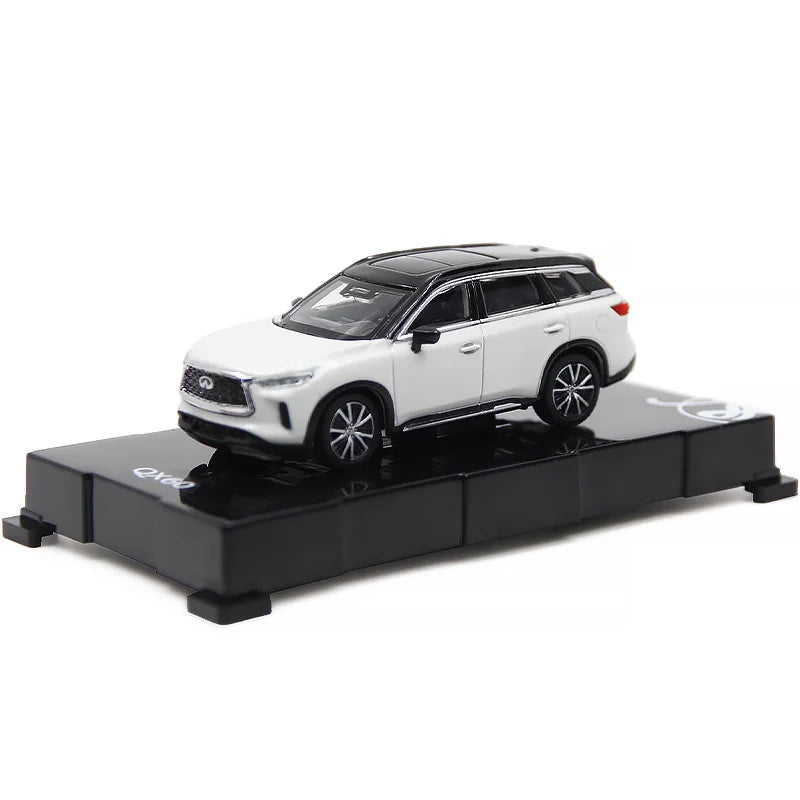1:64 Scale Infiniti QX60 2022 Car Model for Men 1/64 Diecast Miniature Metal Static Simulation Vehicles Model Toys Birthday Gift