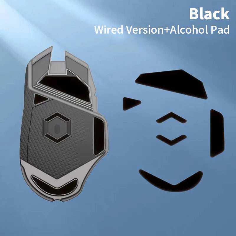 1Set Mouse Skate Feet Pad for G502 Superlight Mouse Glides Curve Edge Mouse Non-slip Foot Stickers w/Alcohol Pad