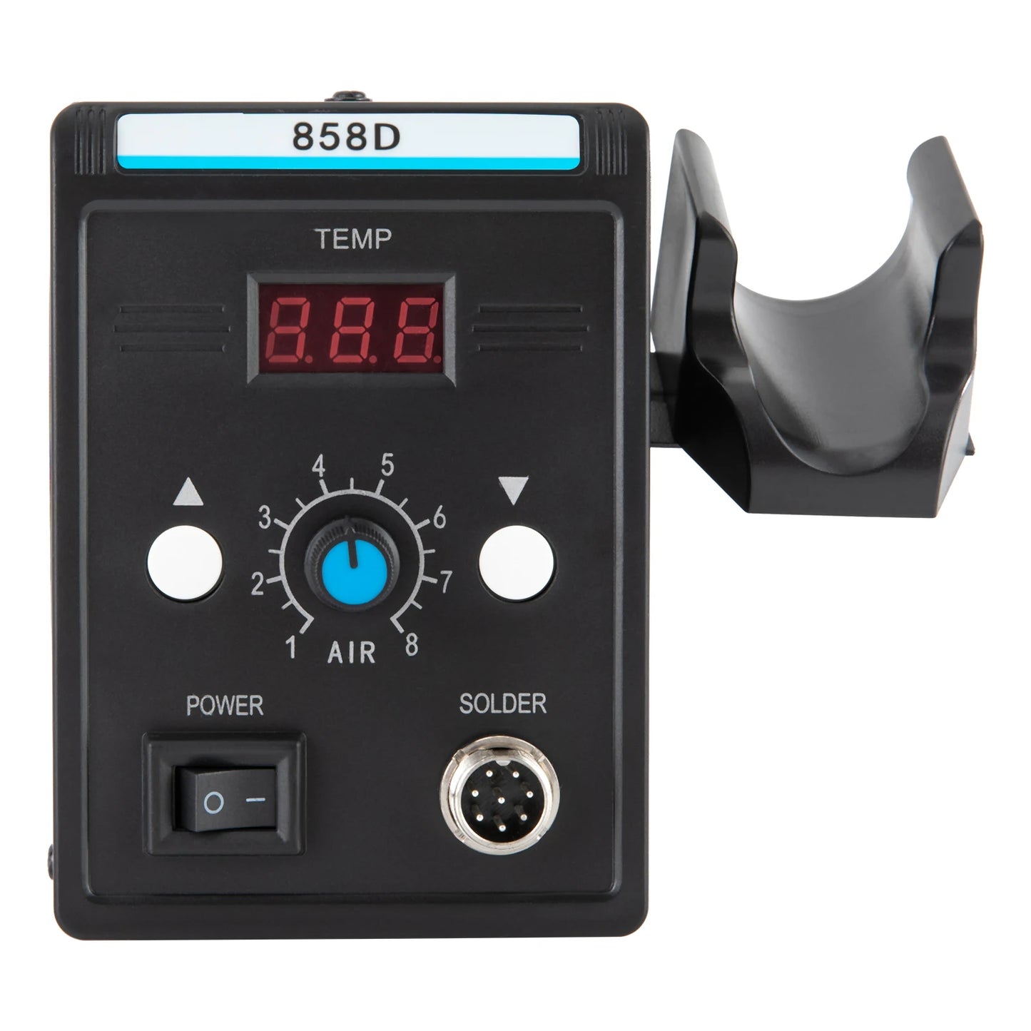 700W Hot Air Rework SMD Soldering Station With Heat Gun Set Temperature LED Screen Display For Electronics Repairs