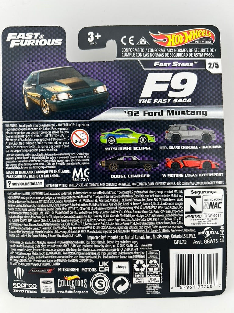 Hot Wheels Fast & Furious – ’92 Ford Mustang