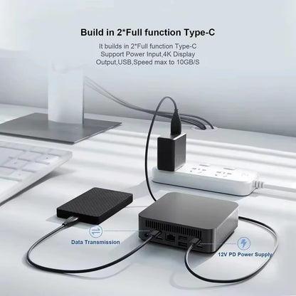 Windows 11 Pro Intel Core i9 8950HK  Mini PC Computer 16GB 1TB 2TB 4K Gaming Computer WiFi6 USB Portable Mini Desktop PC