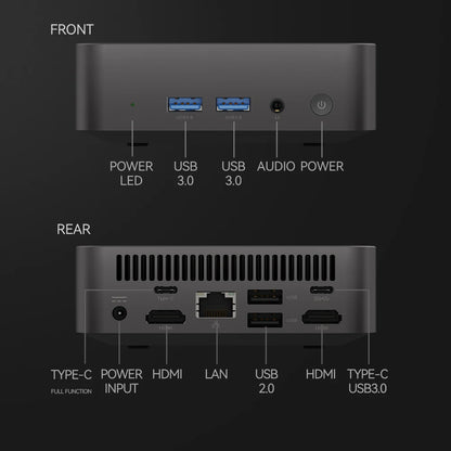 Windows 11 Pro Intel Core i9 8950HK  Mini PC Computer 16GB 1TB 2TB 4K Gaming Computer WiFi6 USB Portable Mini Desktop PC