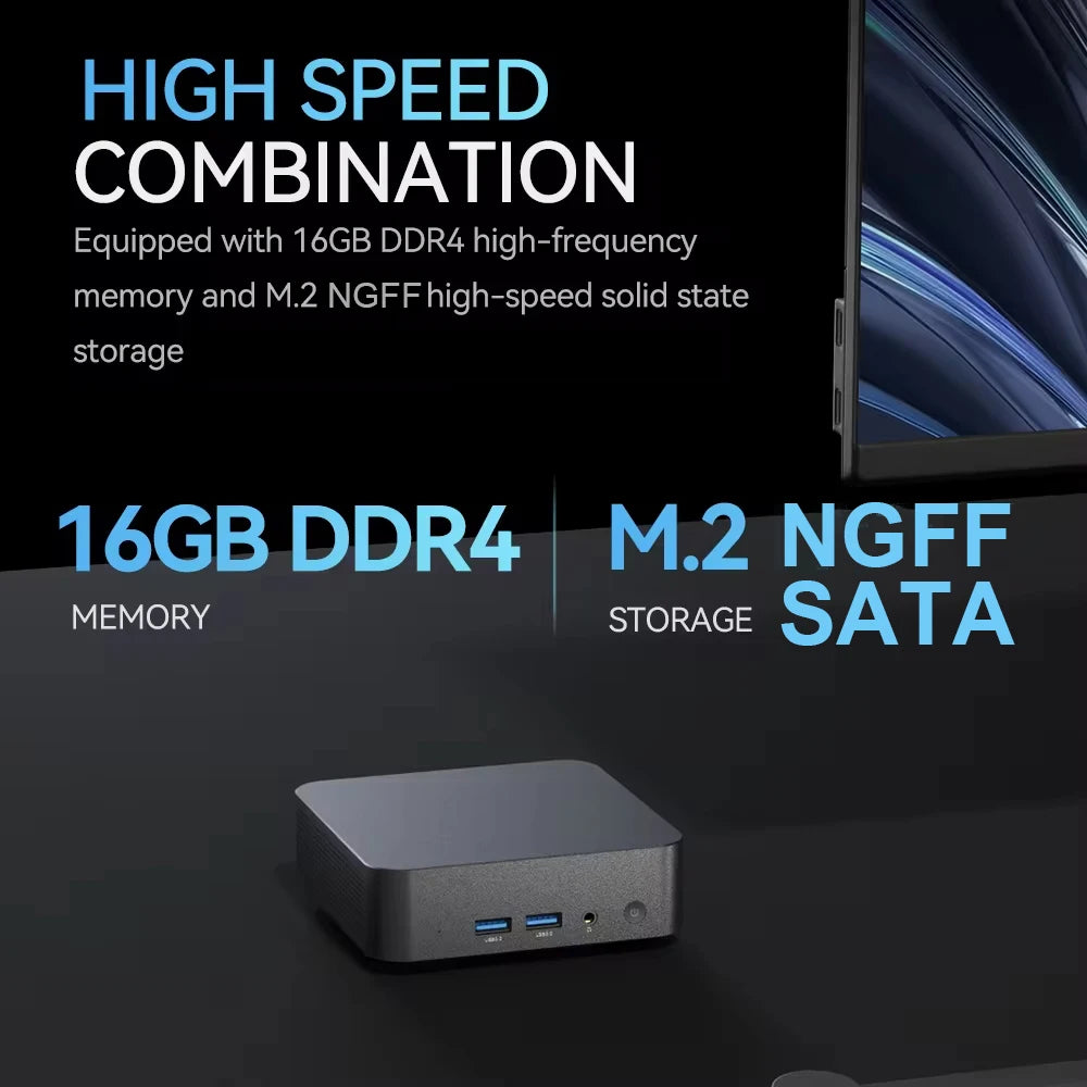 Windows 11 Pro Intel Core i9 8950HK  Mini PC Computer 16GB 1TB 2TB 4K Gaming Computer WiFi6 USB Portable Mini Desktop PC