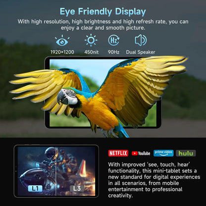 ALLDOCUBE 8.8“ Mini Tablets iPlay 70 Mini Pro 8+8GB RAM 256GB ROM Android 15 Tablet PC 90Hz FHD Screen 6050mAh Dual 4G LTE Pads