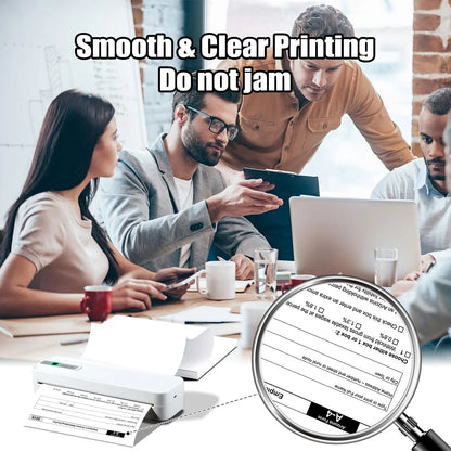 200 sheets of A4 thermal printing paper, fast drying, multi-purpose image printing, compatible with HZTZ logo A4 printers