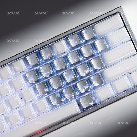 XVX FlutterBloom OEM Profile IMD-Tech Keycaps 21-Key