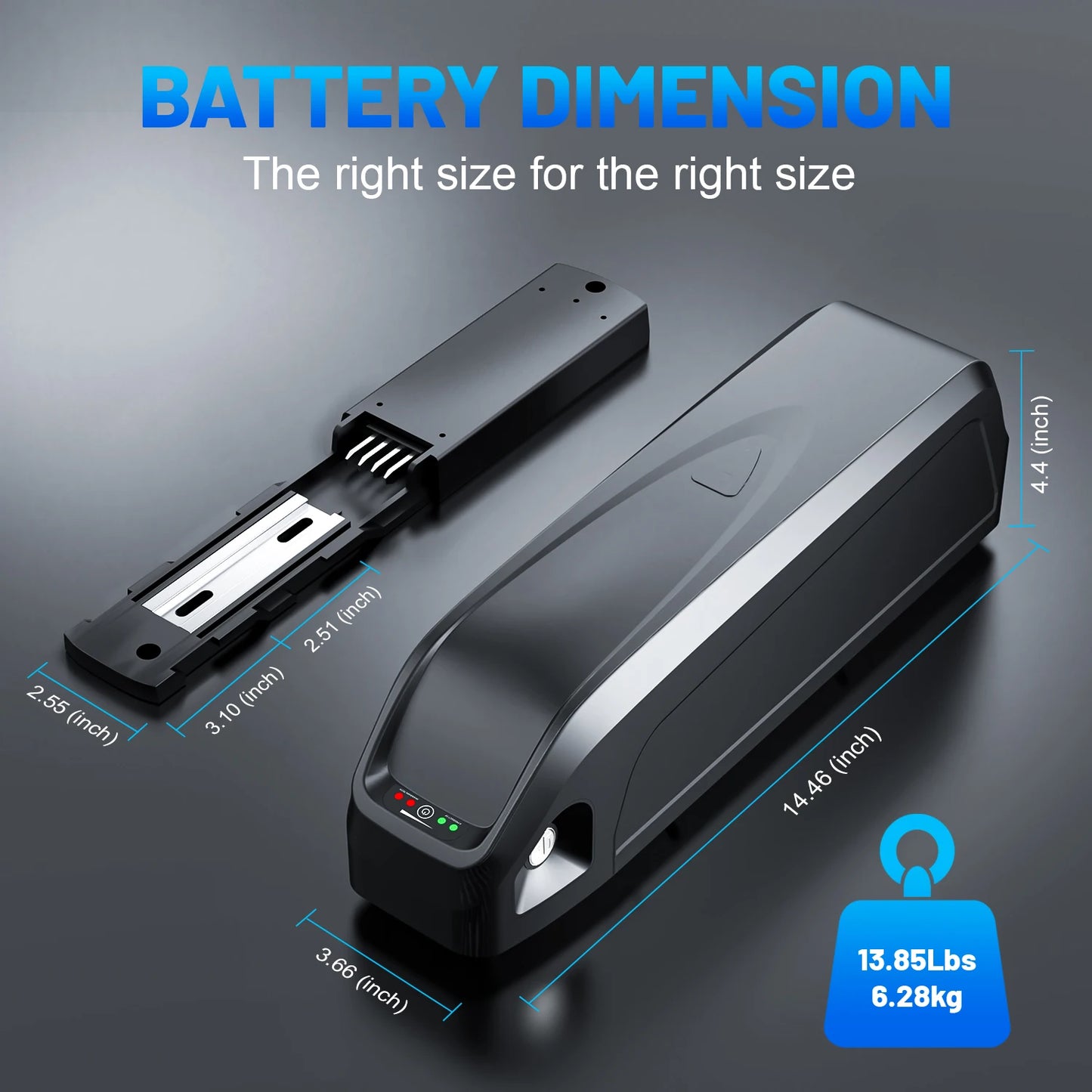 EU US Stock Downtube Ebike Battery Electric Bicycle 48V 17.5Ah Downtube E-Bike Lithium Ion Battery Pack 36V 48V 10AH 13AH 17.5AH