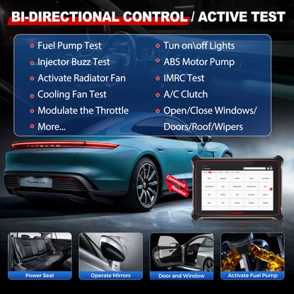USA EU Warehouse Kingbolen K10 PRO Full System OBD2 Scanner Car Diagnostic Tools 40 Resets Resets ECU Coding Active Test