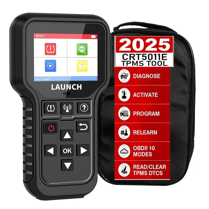 LAUNCH 2026  CRT5011E Newest TPMS Relearn Tool OBD2 Scanner Code Reader Tire Pressure Activation Read/Program/Reset SDK