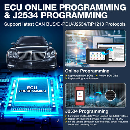 USA EU Warehouse LAUNCH 2026 X431 PAD5 Elite J2534 Programming ECU Online Coding Programming Diagnostic Scanner 2 Years Free