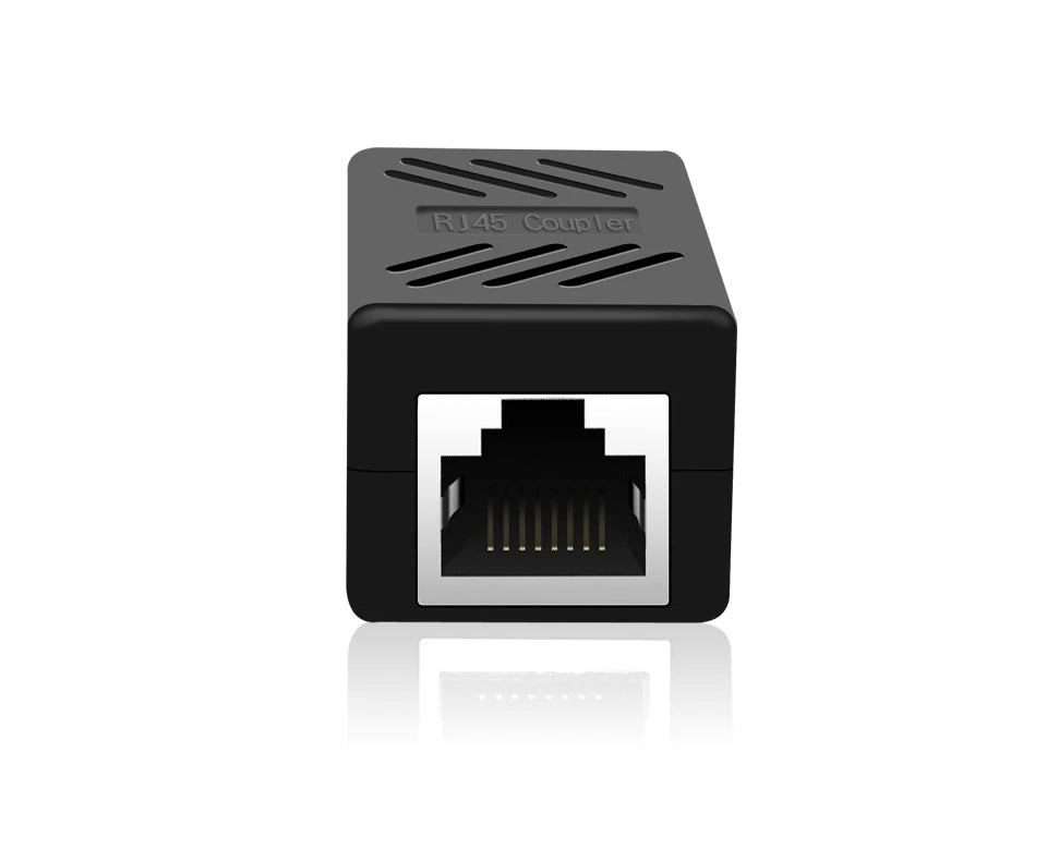 ONTi RJ45 Connector Cat7/6/5e Ethernet Adapter 8P8C Network Extender Extension Cable for Ethernet Cable Female to Female