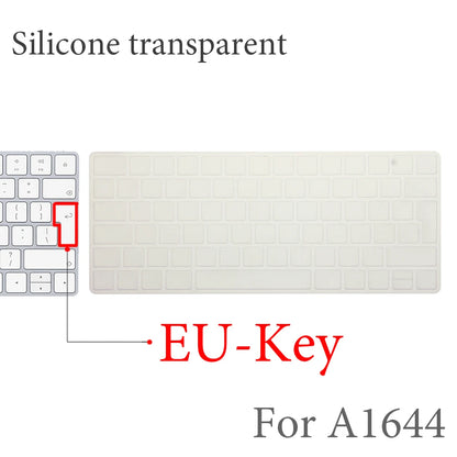 For 2021 iMac Wired Apple Keyboard A2449 A2450 A1243 A1843 MB110LL/B with Numeric Keypad Silicone keyboard Cover Protector Skin
