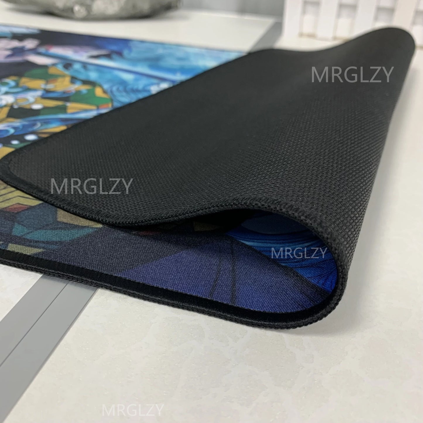 MRGLZY Tomioka Giyuu Mouse Pad Hot Anime Demon Slayer Large Carpet DeskMat Computer Gamer Gaming Peripheral Accessories MousePad