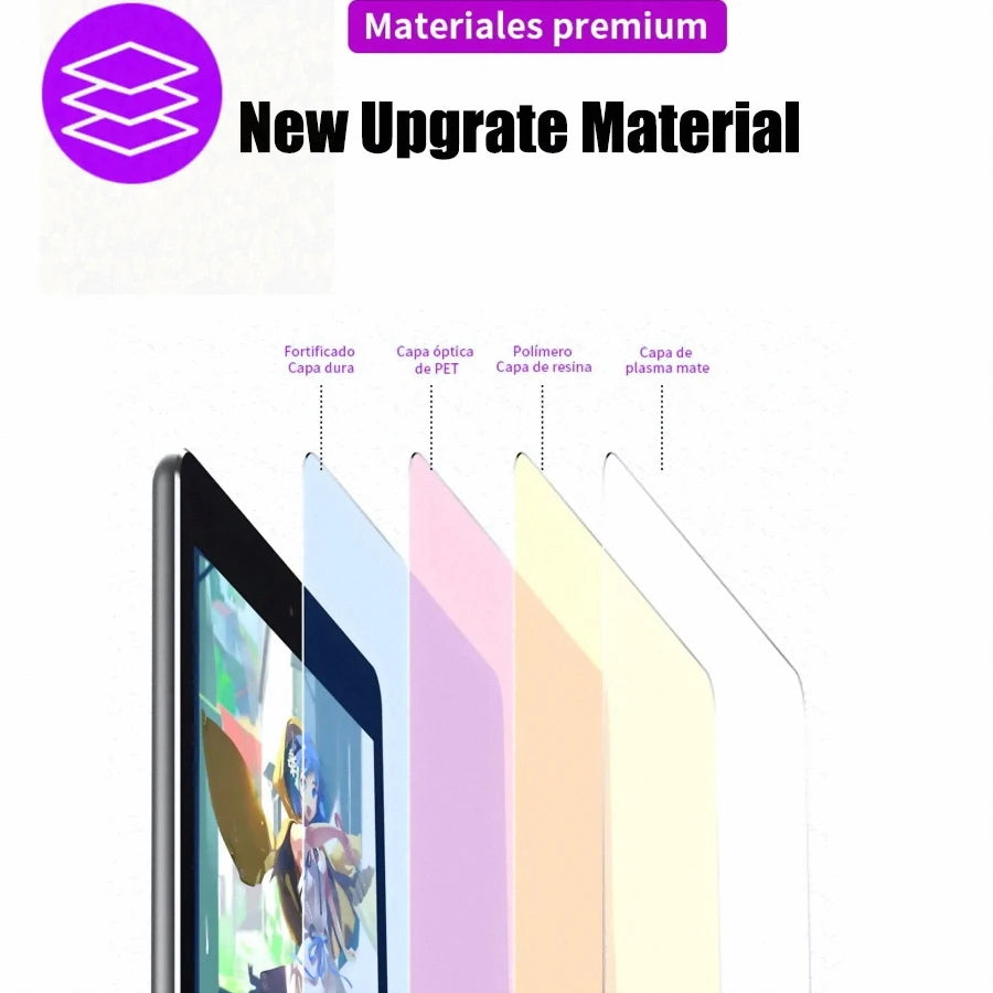 For Samsung Galaxy Tab S9 FE Writing Film For Samsung Tab A9 A9+ S9FE Plus Tab S7 S8 S9 Plus Paper Like Matte Screen Protector