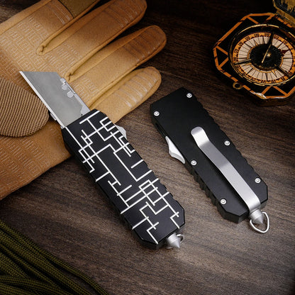 Aluminum Alloy Multifunctional Pocket Knife Utility Outdoor Camping Hunting Knife Multi-purpose Tactical Knife