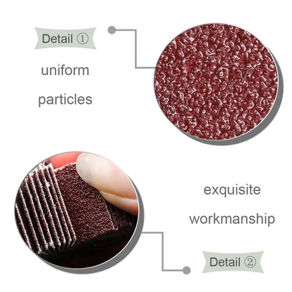 USA Local Stock 5PCS Drill Flap Wheel Sander 1-1/2''x1''x1/4'' Flapper Sanding Grinding Abrasive Tools 40 80 120 Grit