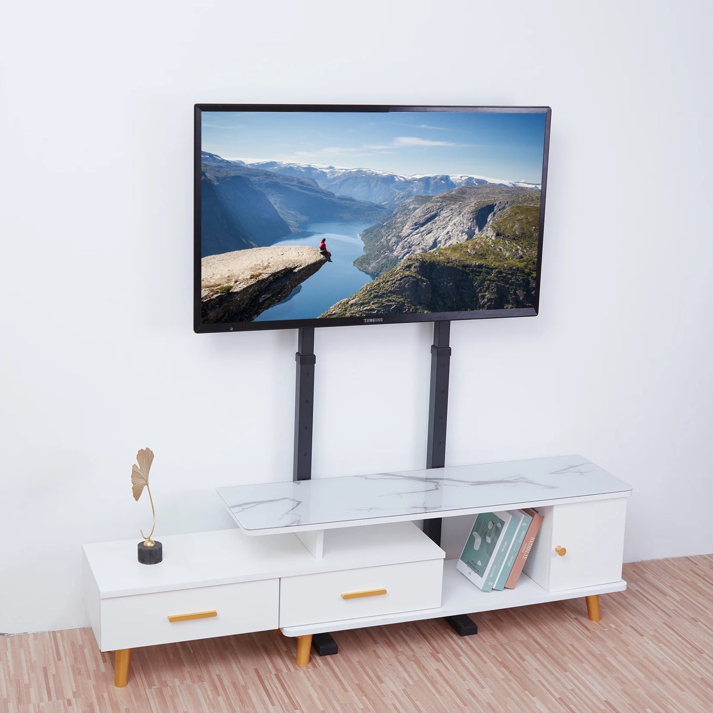 Universal Tall Floor TV Stand for 32 65'' LED LED LCD Flat Screen