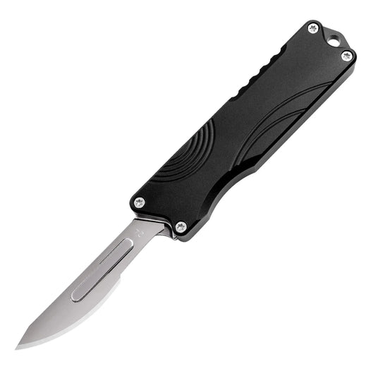 New Arrival Portable EDC Pocket Knife Aluminum Cutting Hunting Knife Outdoor Survival Tactical Knife