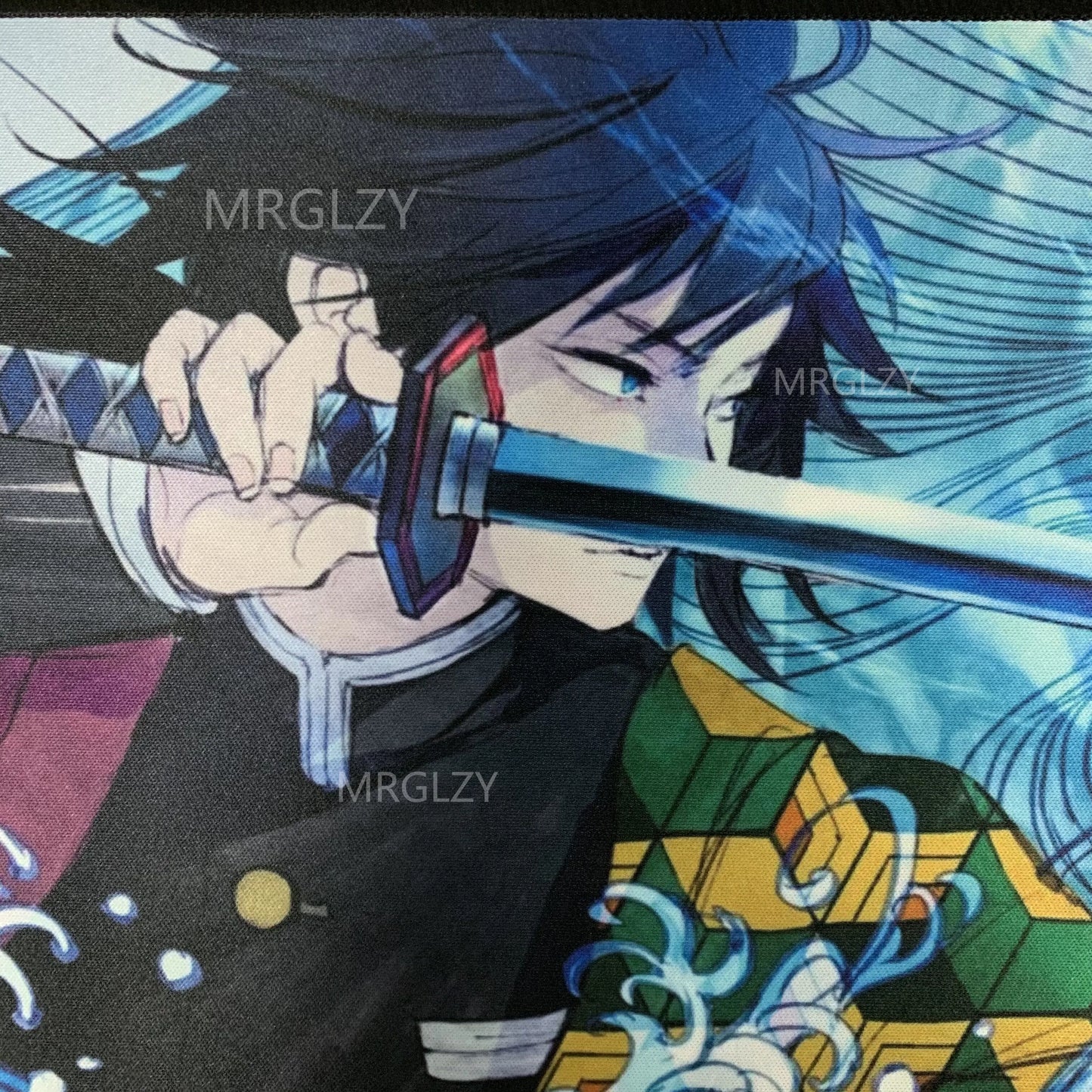 MRGLZY Tomioka Giyuu Mouse Pad Hot Anime Demon Slayer Large Carpet DeskMat Computer Gamer Gaming Peripheral Accessories MousePad