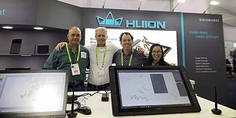 Huion Kamvas Pro 16 15.6 inch Graphic Tablet  Monitor Battery-Free Pen Display Digital Tablet Drawing Monitor with Tilt AG Glass