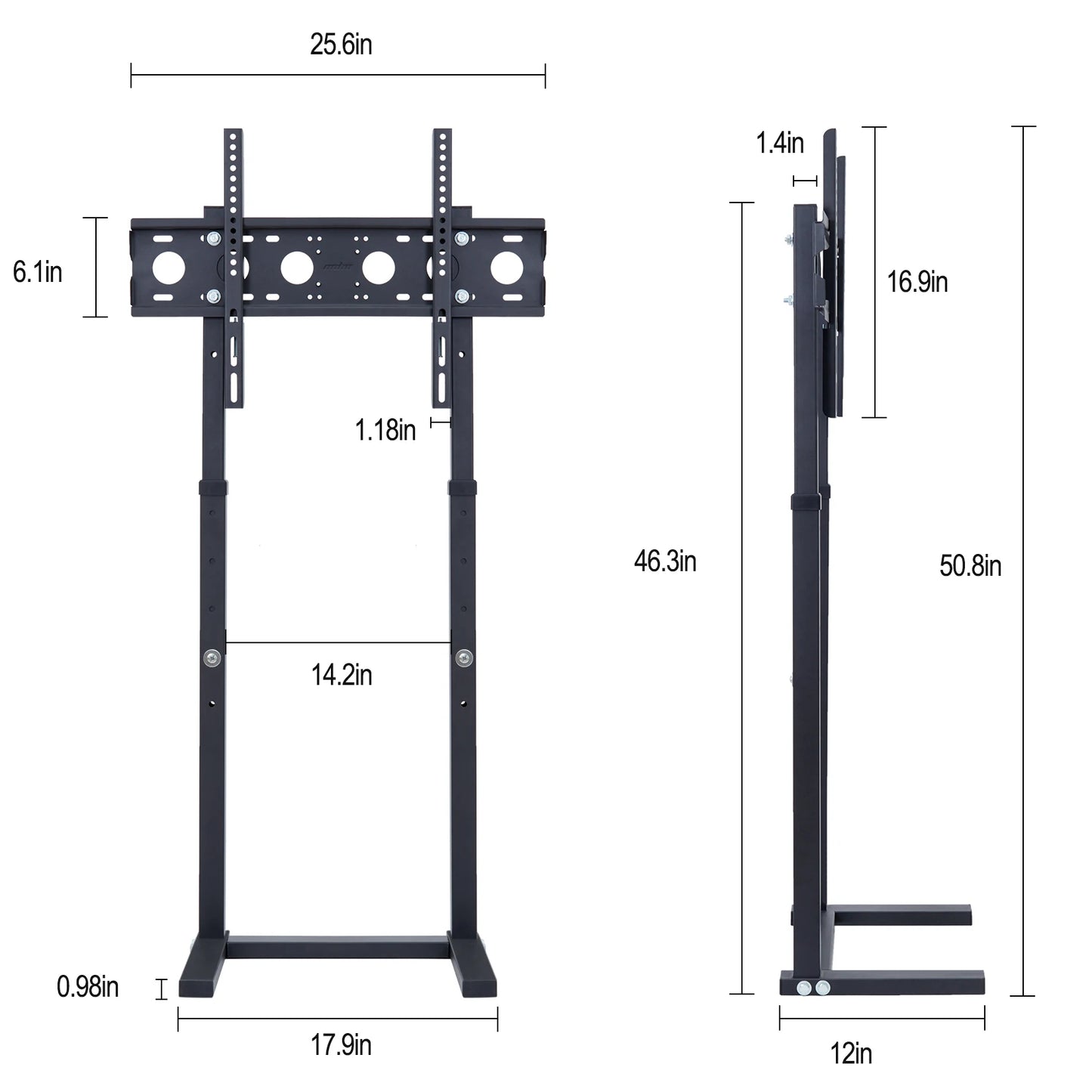 Universal Tall Floor TV Stand for 32 65'' LED LED LCD Flat Screen