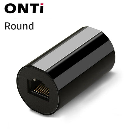 ONTi RJ45 Connector Cat7/6/5e Ethernet Adapter 8P8C Network Extender Extension Cable for Ethernet Cable Female to Female