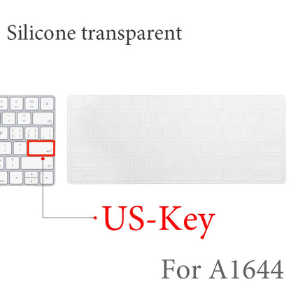 For 2021 iMac Wired Apple Keyboard A2449 A2450 A1243 A1843 MB110LL/B with Numeric Keypad Silicone keyboard Cover Protector Skin