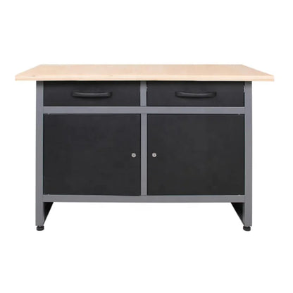 JZD Knock Down Structure Metal Cheap Heavy Duty Steel Workbench for Garage Workshop Use