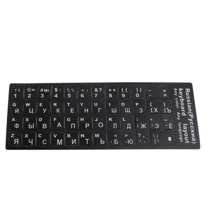 Colorful Frosted PVC Russian Keyboard for Protection Stickers For Desktop Notebook PC Russian Letters