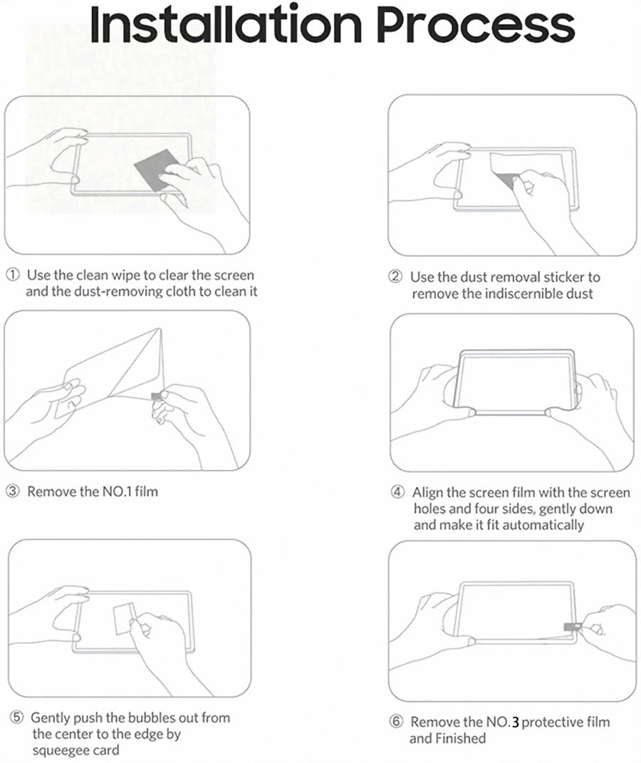 For Samsung Galaxy Tab S9 FE Writing Film For Samsung Tab A9 A9+ S9FE Plus Tab S7 S8 S9 Plus Paper Like Matte Screen Protector