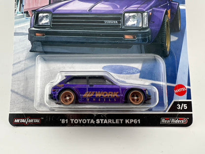 Hot Wheels '81 Toyota Starlet KP61 – Ronin Run (Car Culture Premium)