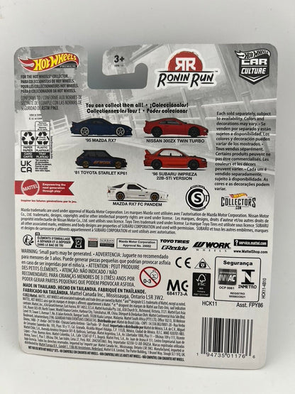 Hot Wheels '81 Toyota Starlet KP61 – Ronin Run (Car Culture Premium)