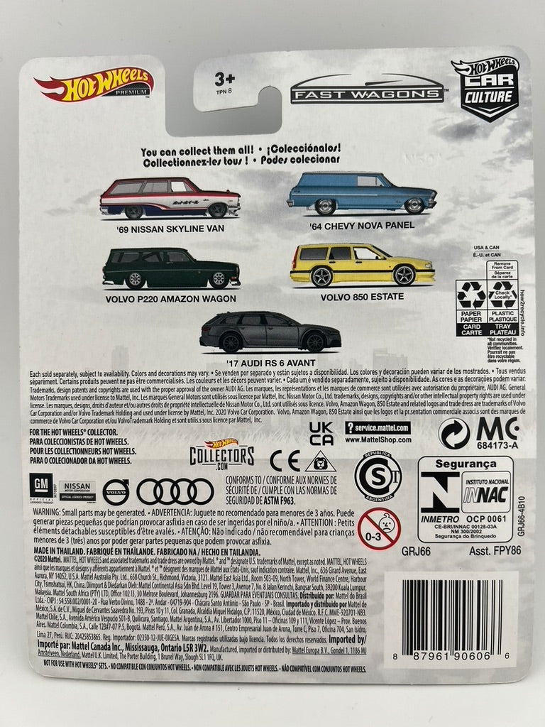 Hot Wheels Car Culture Fast Wagons – ’64 Chevy Nova Panel