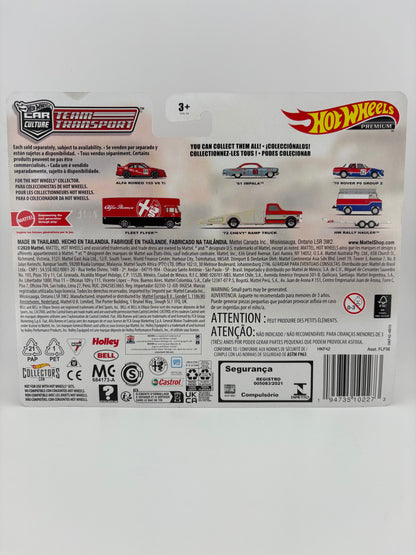Hot Wheels Premium – Alfa Romeo 155 V6 TI with Fleet Flyer (Team Transport Series)
