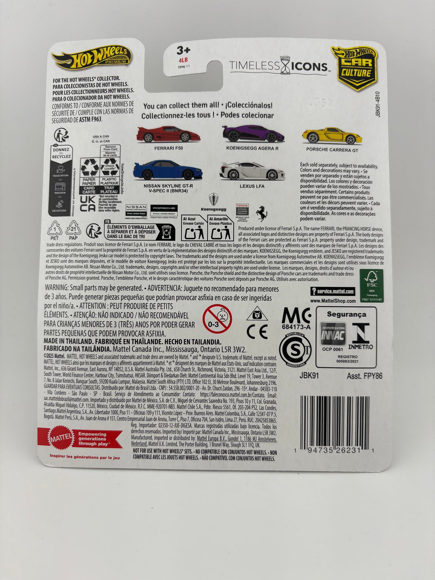 Hot Wheels Premium Timeless Icons – Porsche Carrera GT