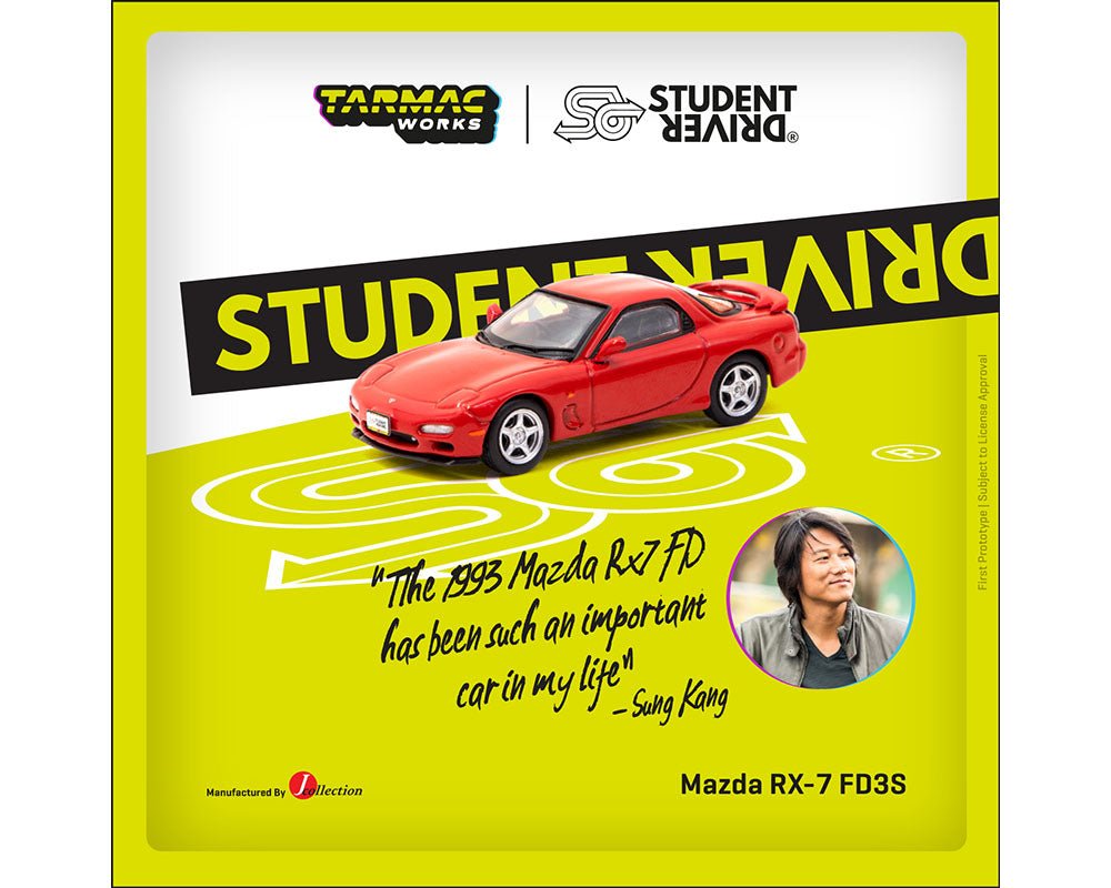 Mazda RX-7 FD3S STUDENT DRIVER Red J Collection Tarmac Works