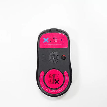 1 Set Tempered Glass Esports Mouse Skates For Logitech G Pro Wireless GPW Gpro X Superlight 2 Mice Glides Feet Red Purple 0.8mm