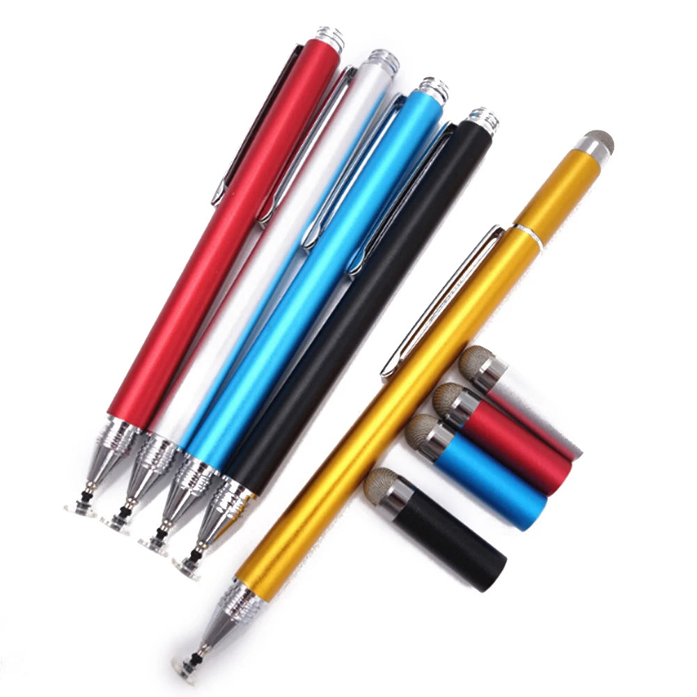 2 In 1 Capacitive Touch Screen Drawing Stylus Pen for iPhone iPad Tablet PC with Dual Tips for Optimal Use