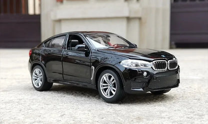 1:24 BMW X6M X6 SUV Alloy Sports Car Model Diecasts Metal Vehicles Car Model Simulation Collection Childrens Toy Gift