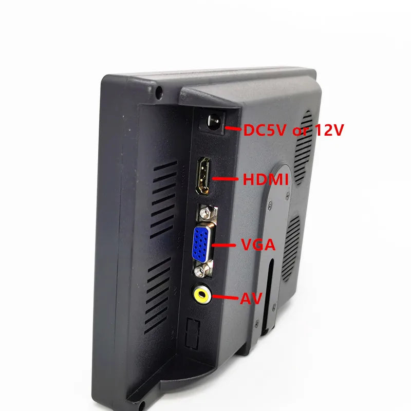 7 inch Widescreen Desktop mini display 1024x600 HDMI-compatible Game Console /Raspberry Pi/Microscope Console/Car 7 inch Monitor