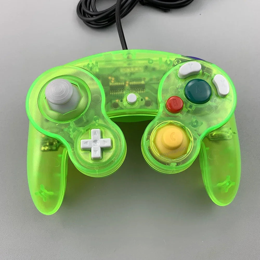Multi-Colors Wired Gamepad For NGC Console Joypad Controller For GameCube NGC Classic Joystick Retro Game Console Gamepad Access