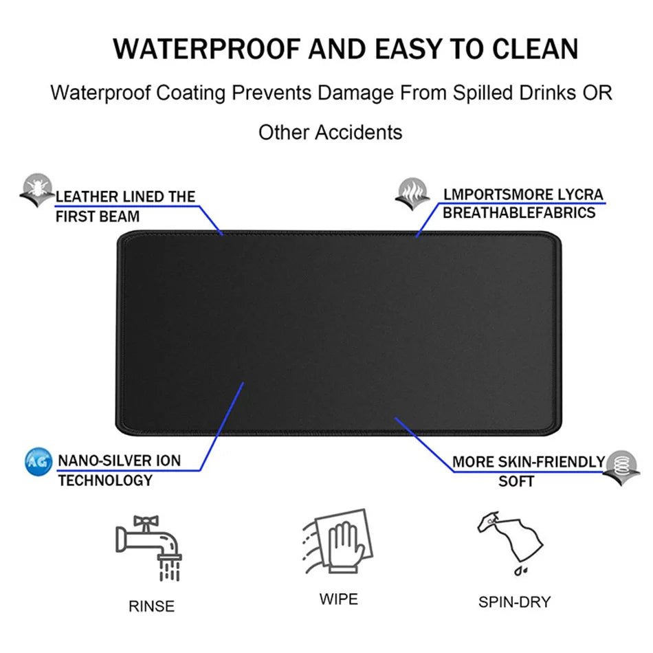 Mouse Pad PC Gaming Mouse Desk gaming accessories Mat Large Mouse pad I-Invincible large Keyboard Pad Desktop Rubber Mouse burea