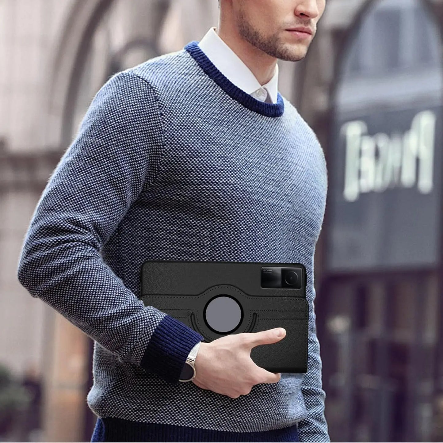 360 Degree Rotating Case For Xiaomi Redmi Pad SE Cover 11inch 2023 PU Leather Tablet Cover Redmi Pad SE (11")Stand Holder Hoster