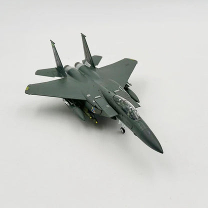 1/100 Scale Model Toy F-15E F15E F15 F-15 Strike Eagle Fighter USAF Diecast Metal Plane Model Toy For Collection-Gulf Version