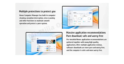 New HONOR Laptop MagicBook X16 Plus 16"Inch 2.5K 120Hz AMD Ryzen R7 8845HS 16/32GB 512GB/1TB Computer PC Notebook Ultrabook